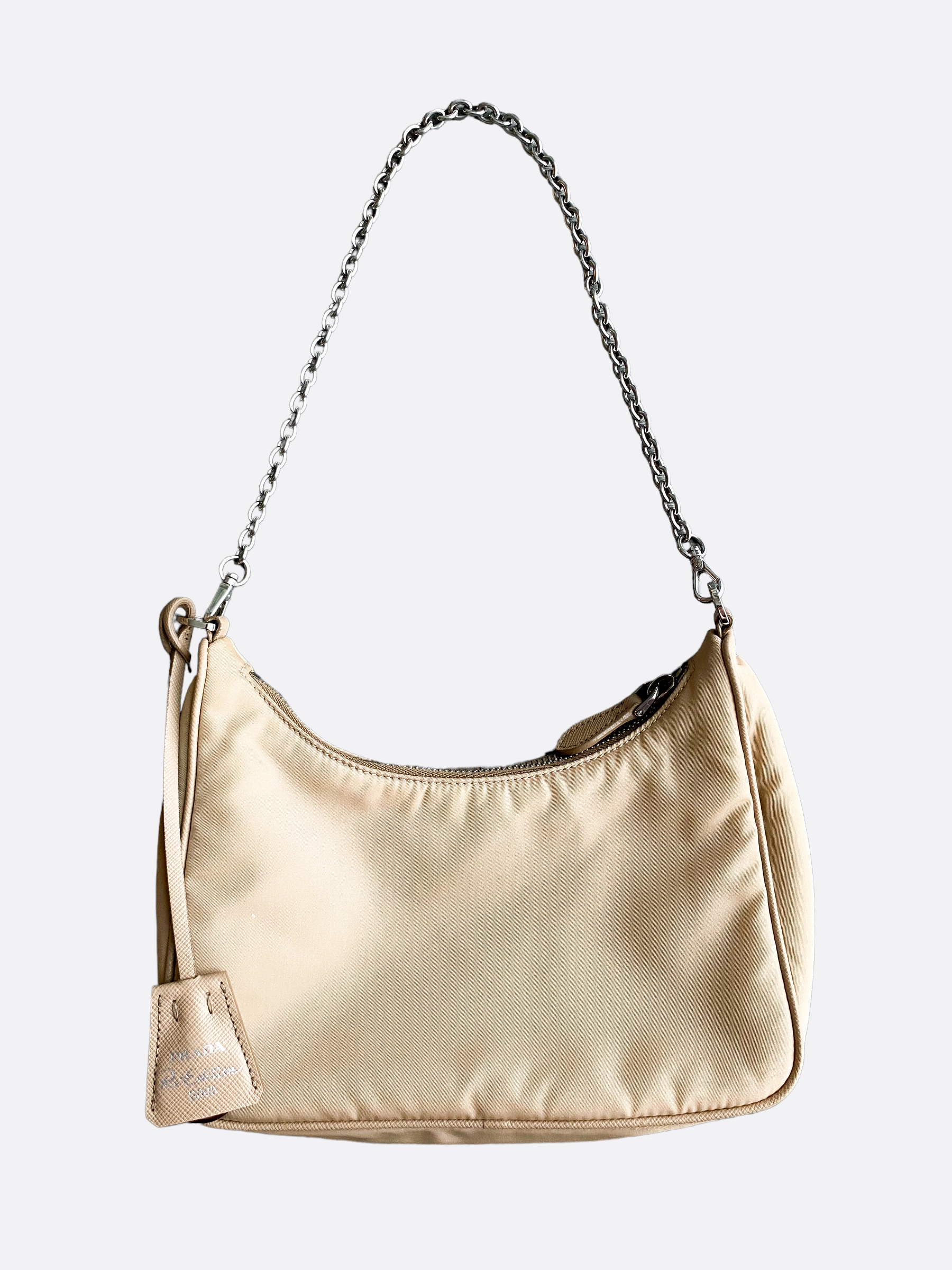Prada Desert Beige Re-Edition 2005 Nylon Bag