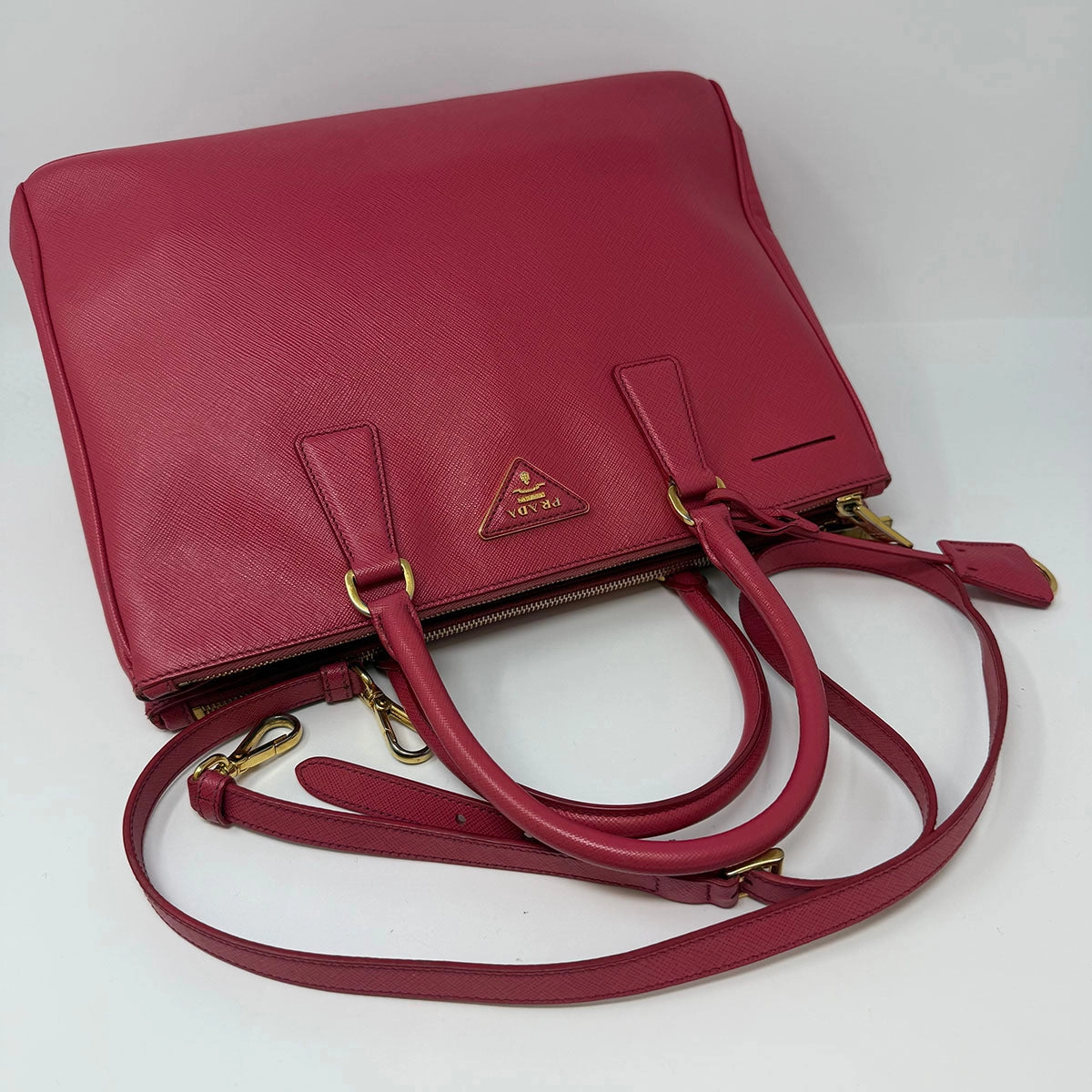 Prada Galleria Double Zip Tote