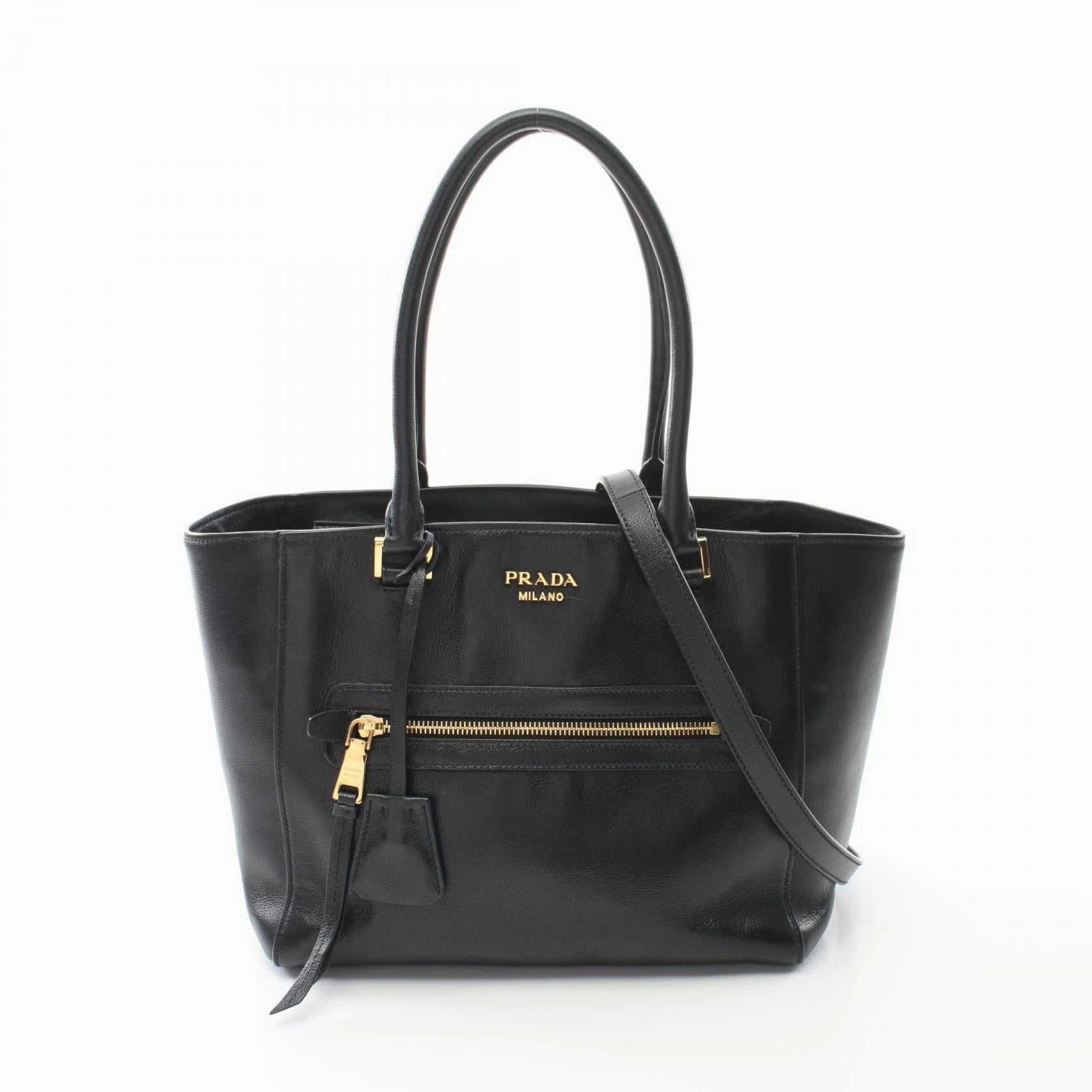 Prada GLACECALF Leather Handbag