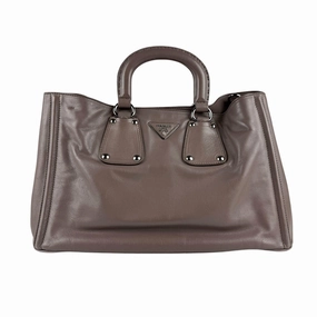 Prada  Leather Handbag Shoulder Bag (Pre-Owned)