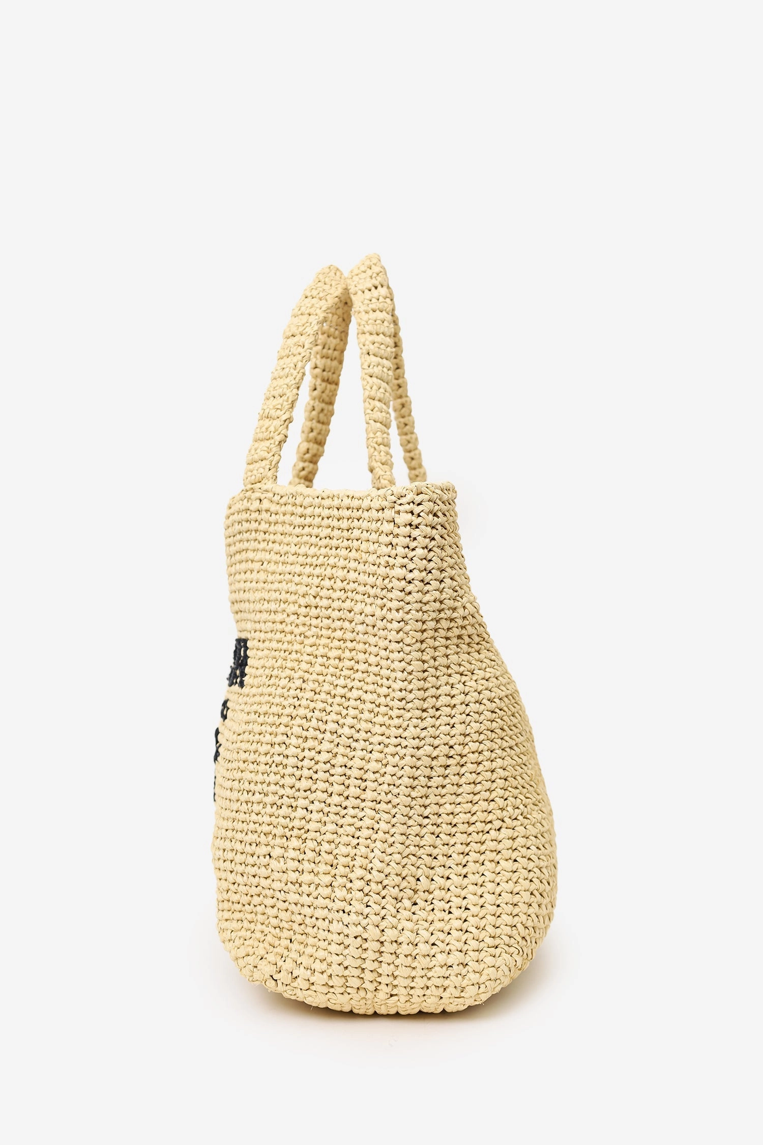 Prada Natural Raffia Crochet Tote Bag
