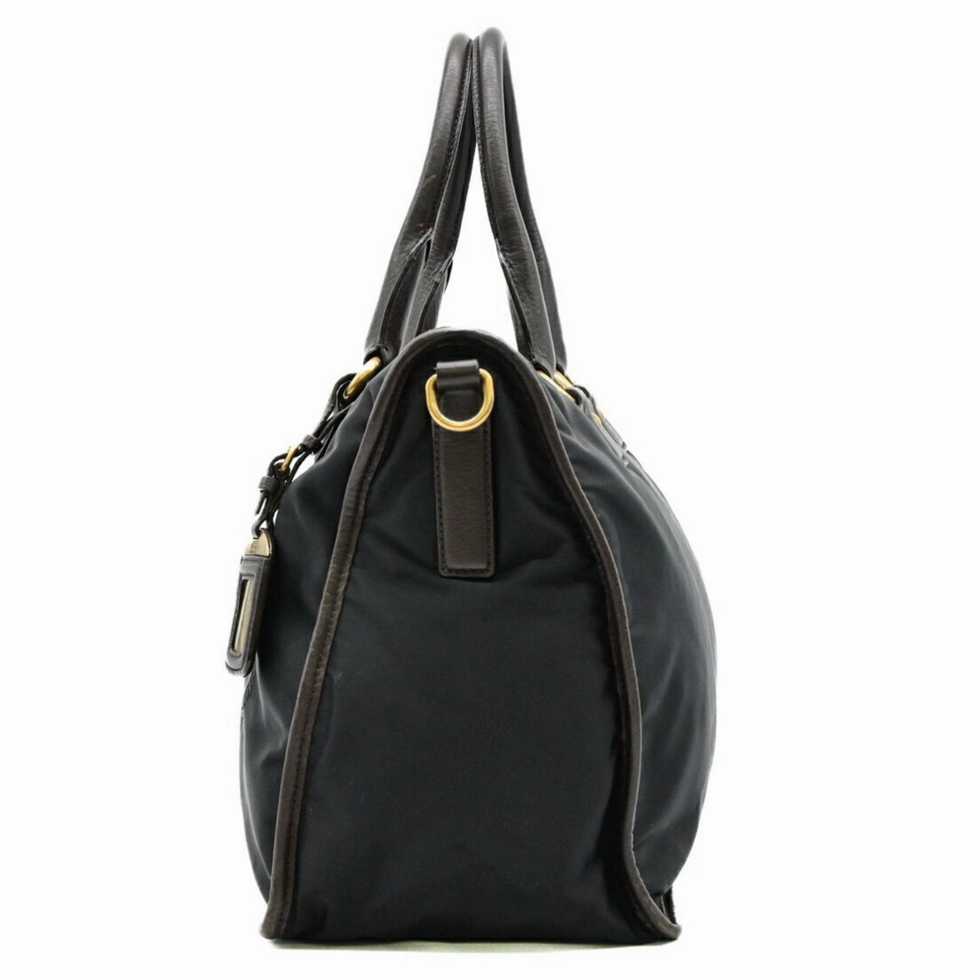 Prada Nylon Handbag Shoulder Bag (Pre-Owned)