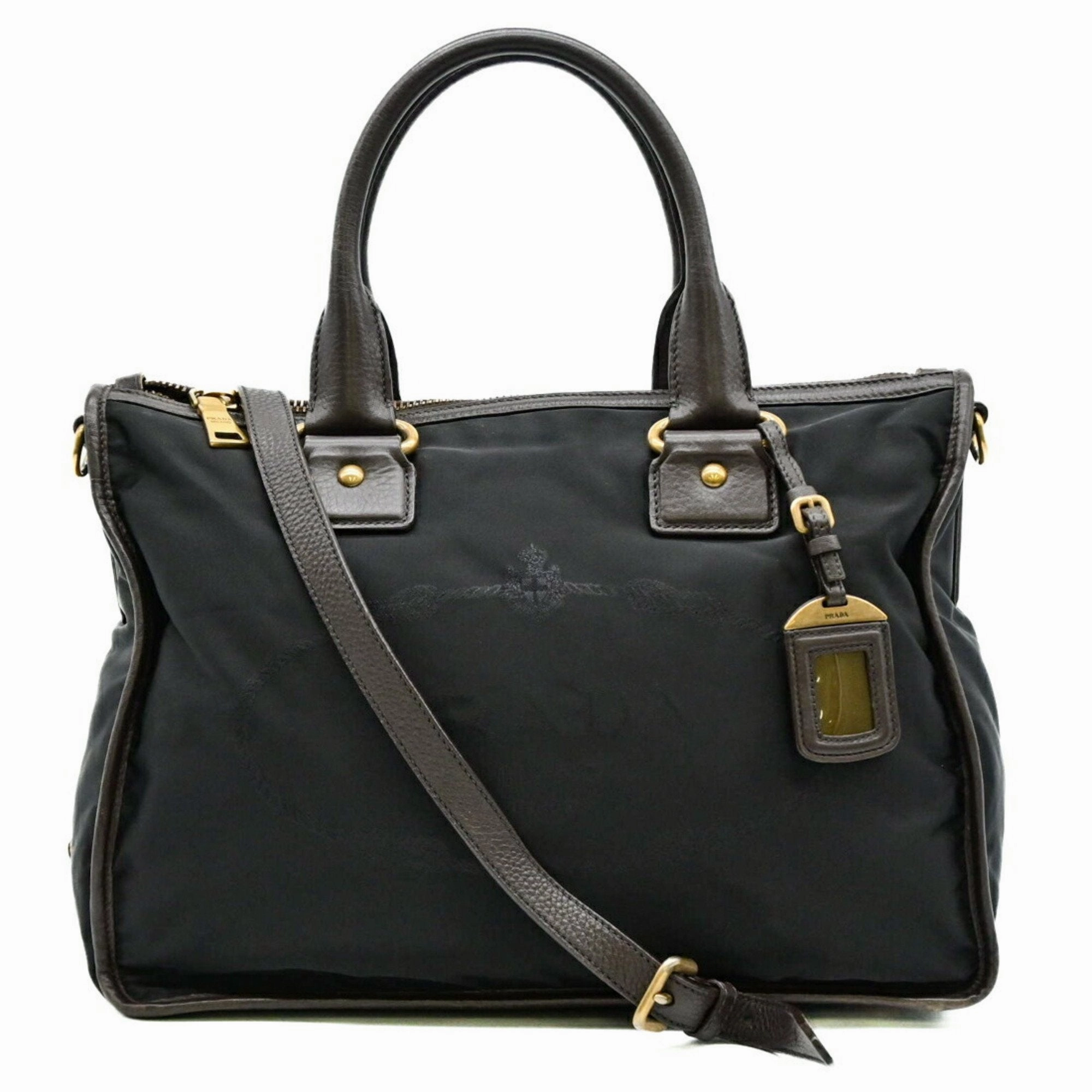 Prada Nylon Handbag Shoulder Bag (Pre-Owned)