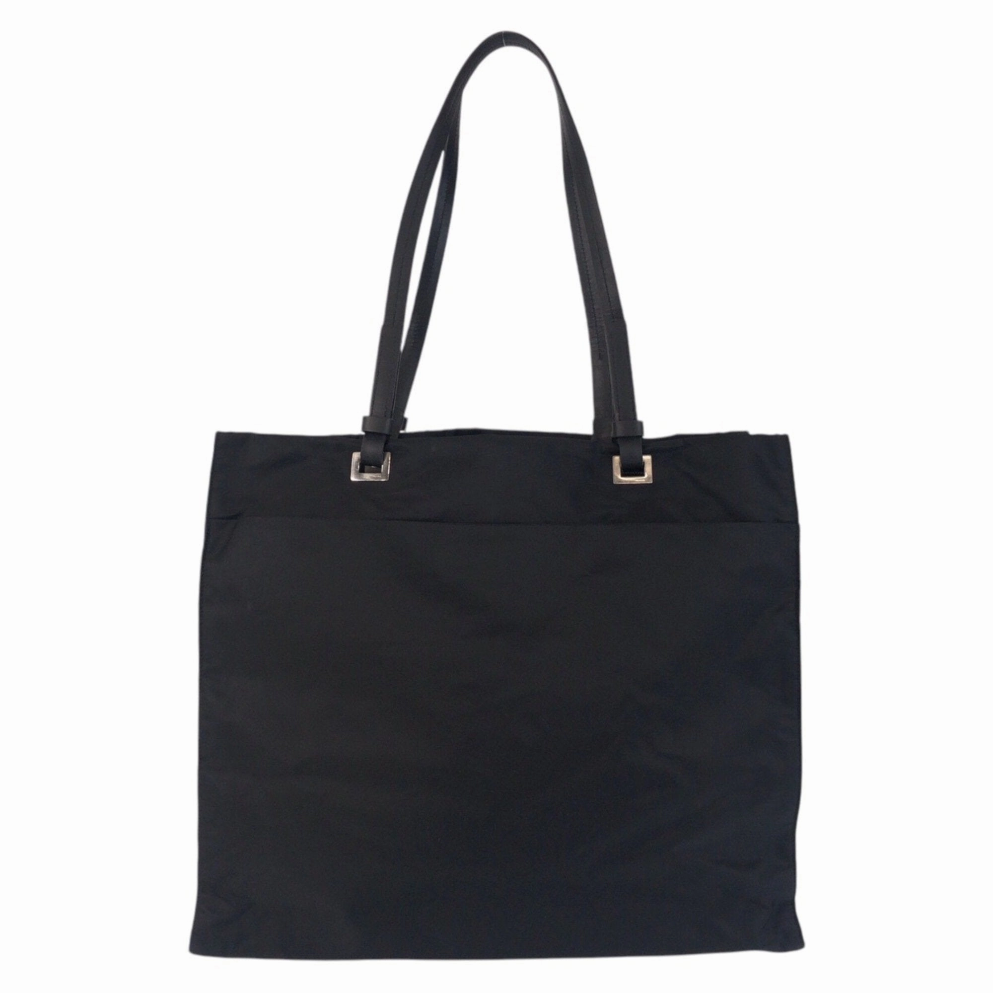 Prada Nylon Leather Shoulder Bag Tote Bag (Pre-Owned)