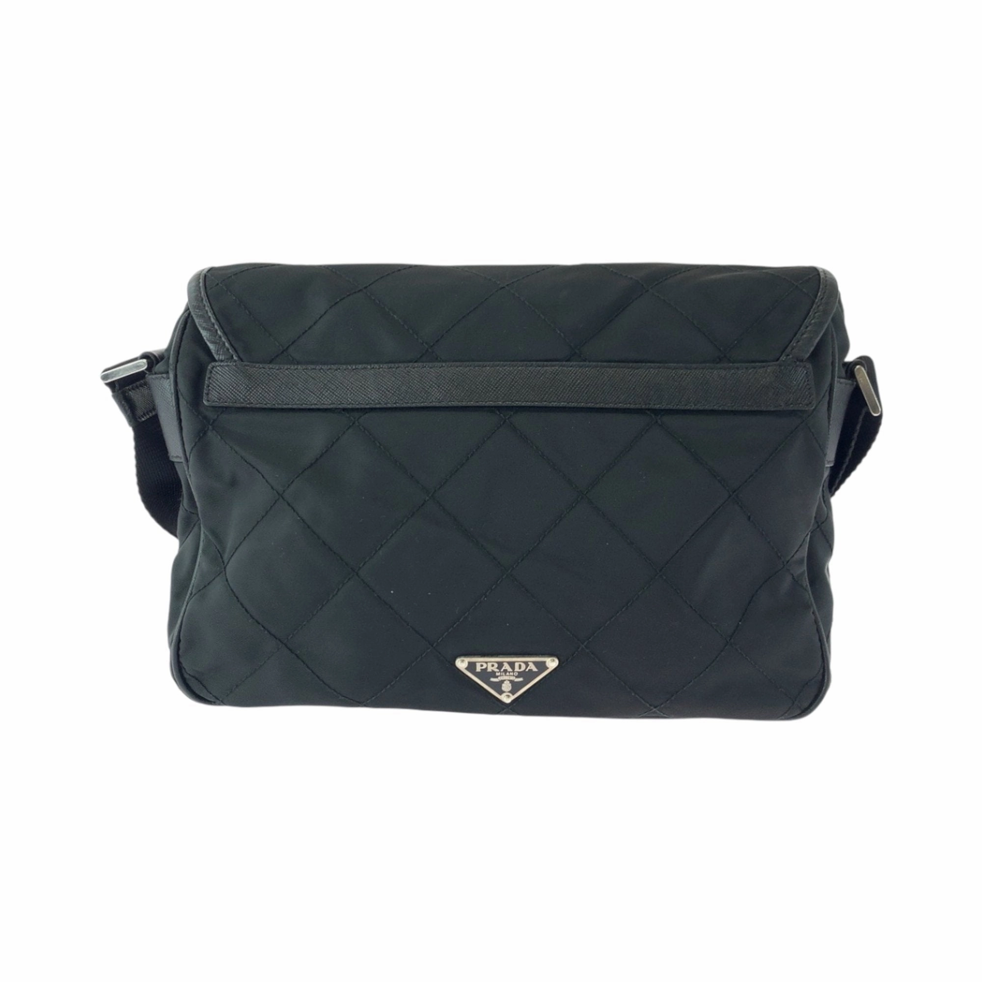 Prada Nylon Messenger Bag Shoulder Bag (Pre-Owned)