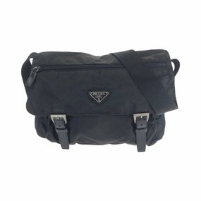 Prada Nylon Messenger Bag Shoulder Bag (Pre-Owned)