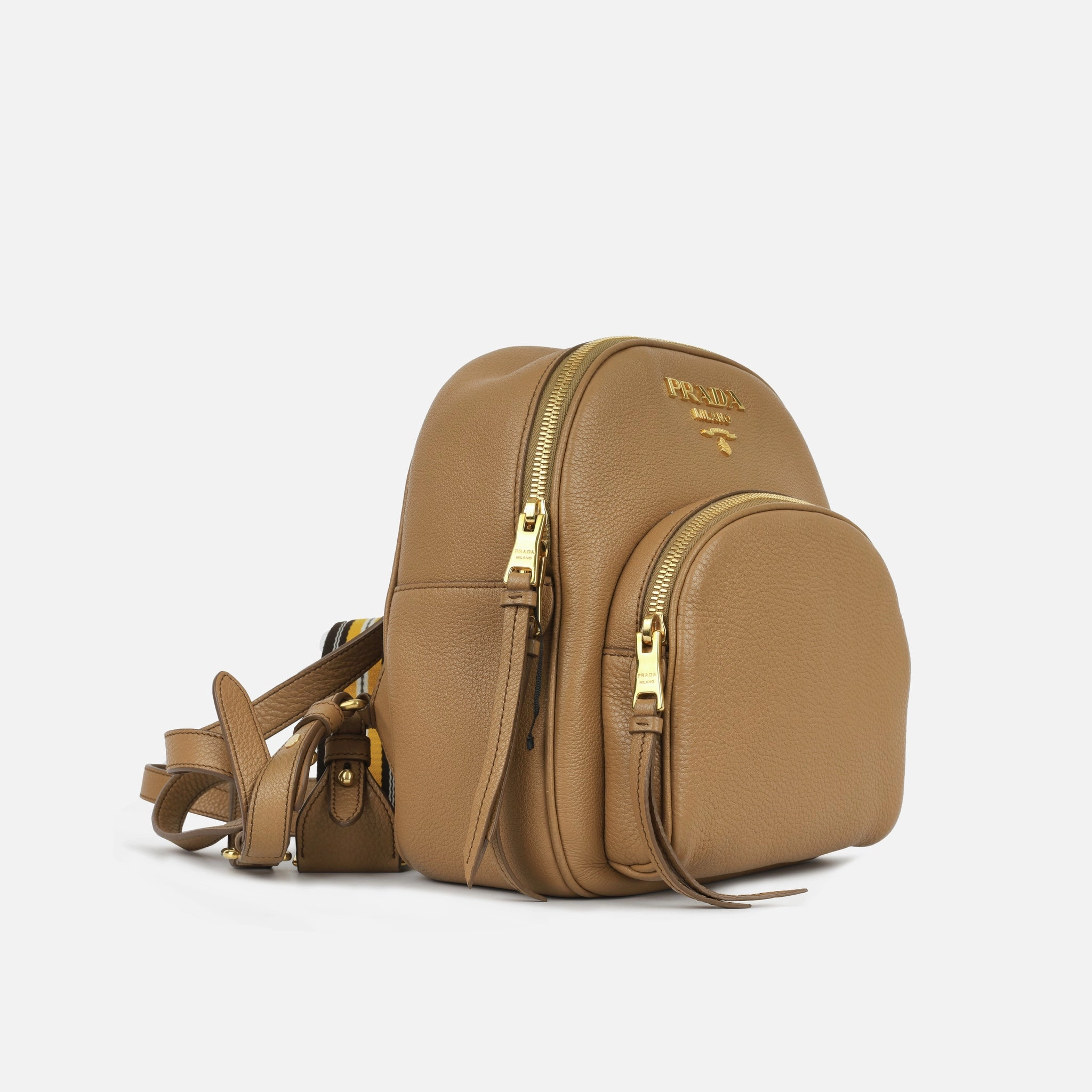 Prada Prada -  Vitello Dano Zip Backpack