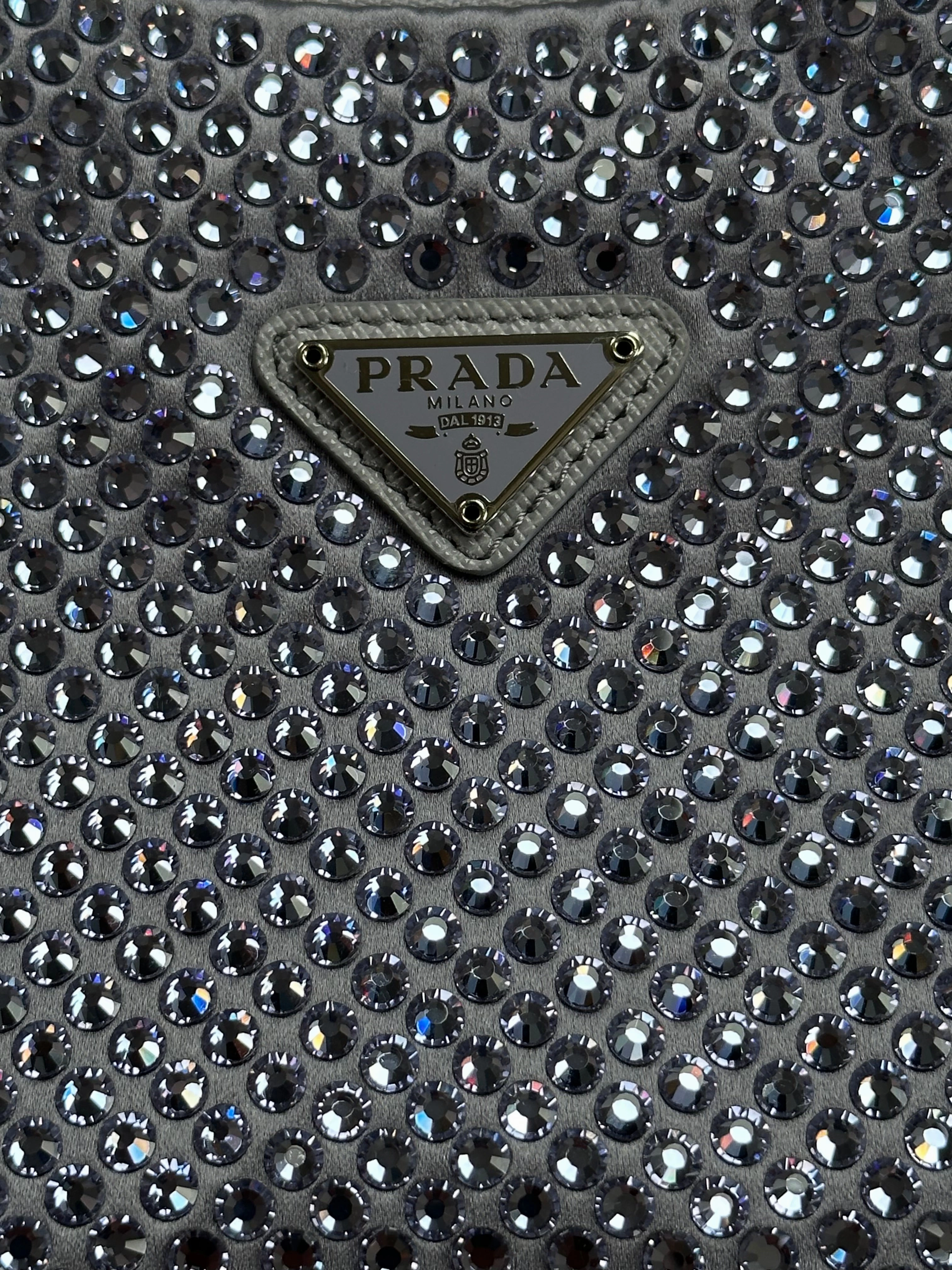 Prada Purple Crystal Re-Edition 2005 Bag