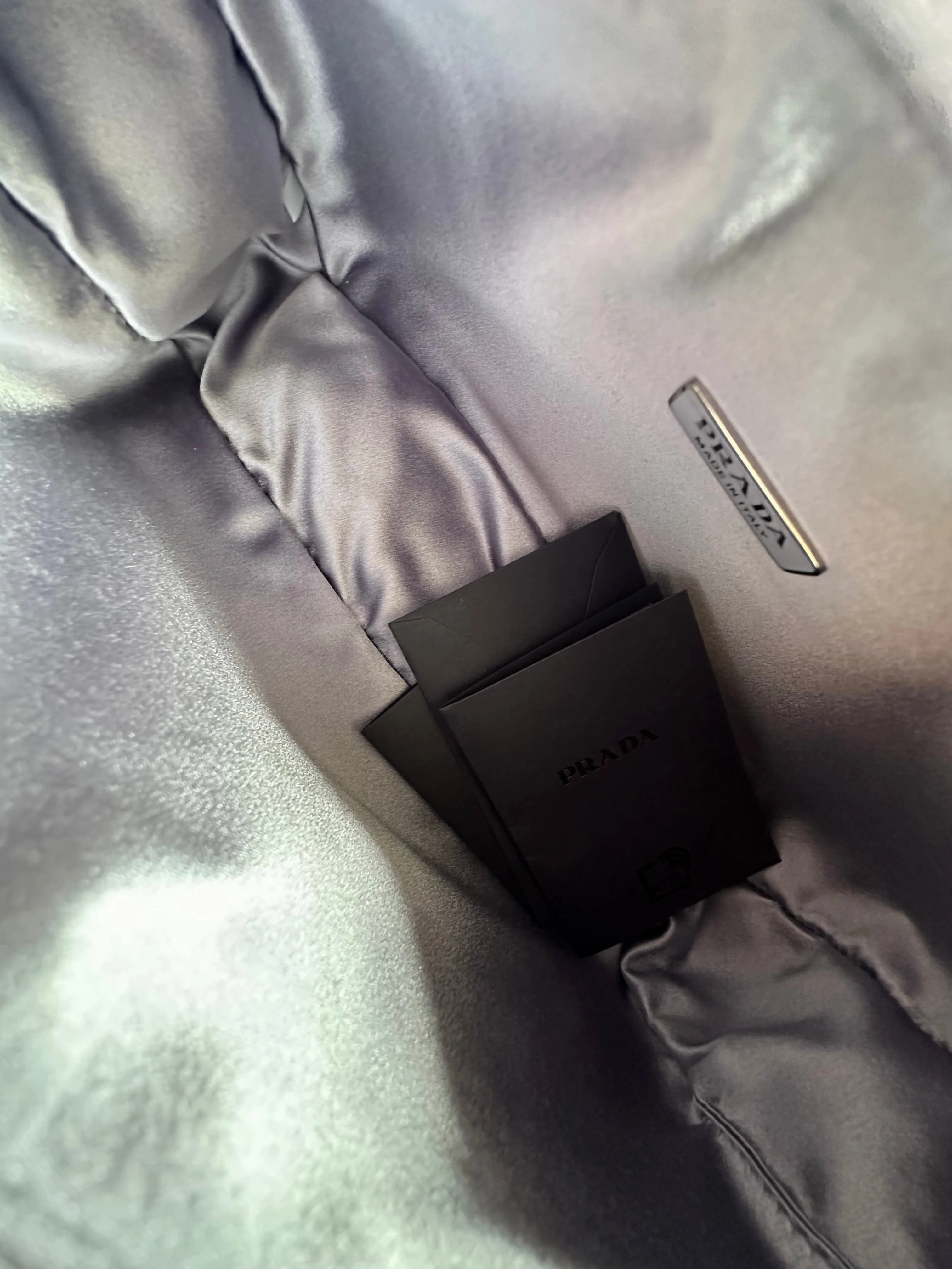 Prada Purple Crystal Re-Edition 2005 Bag