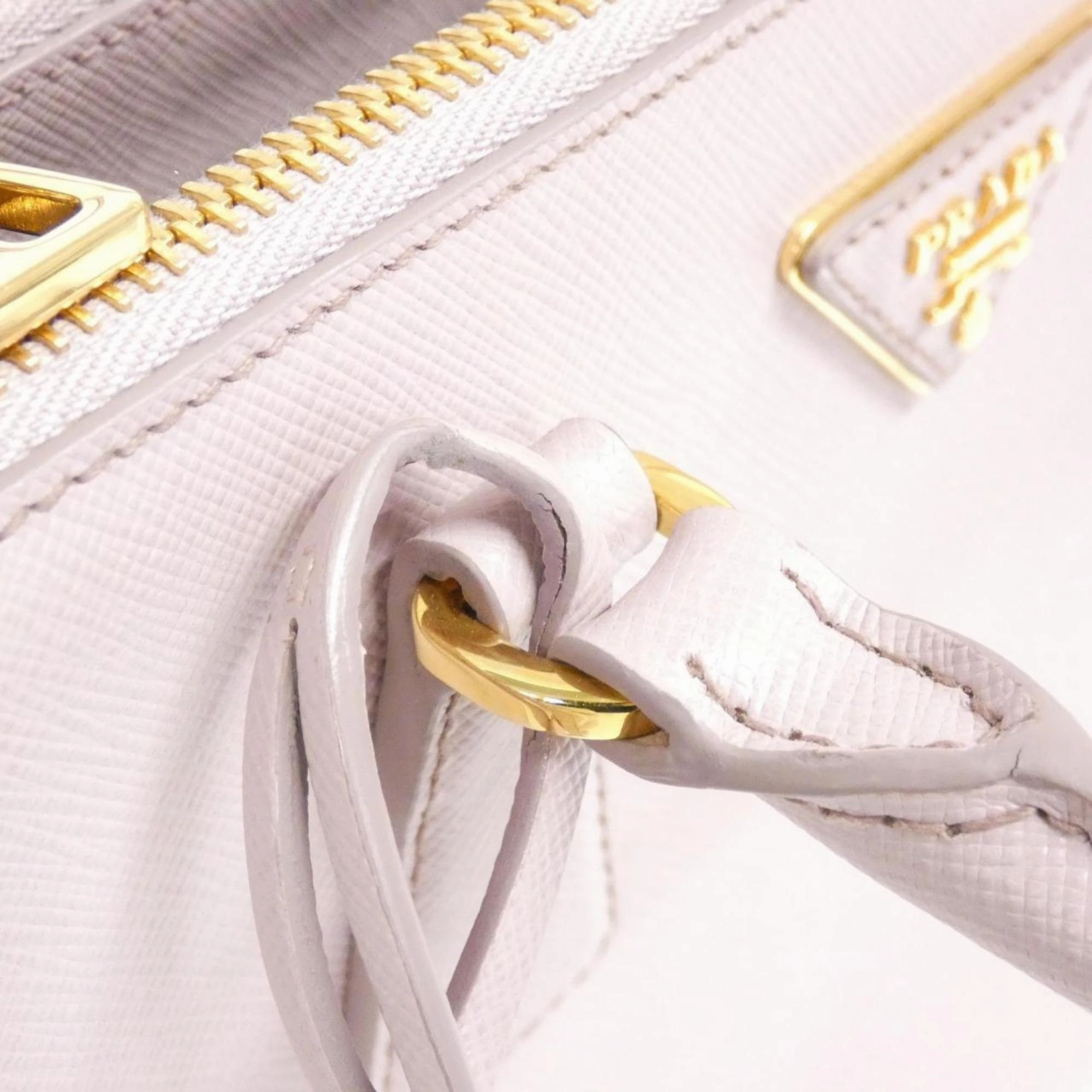 Prada Saffiano Saffiano Lux Handbag (Pre-Owned)