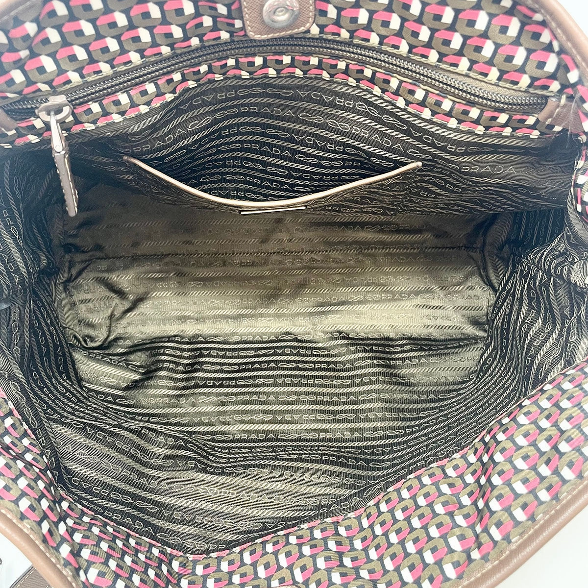 Prada Stampato Shopping  Tote
