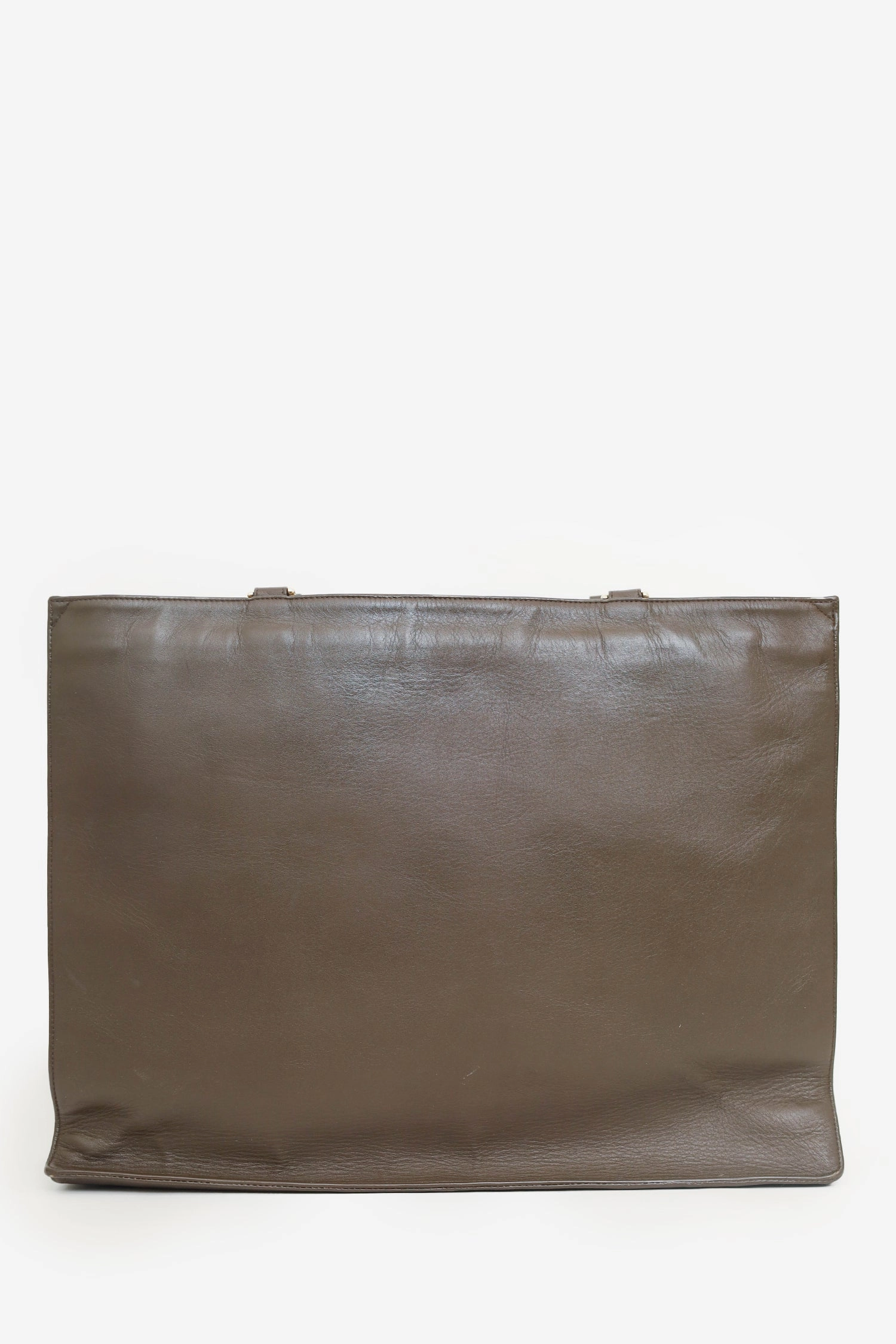 Pre-Loved Chanel 1994-96 Brown Lambskin CC Chain Tote