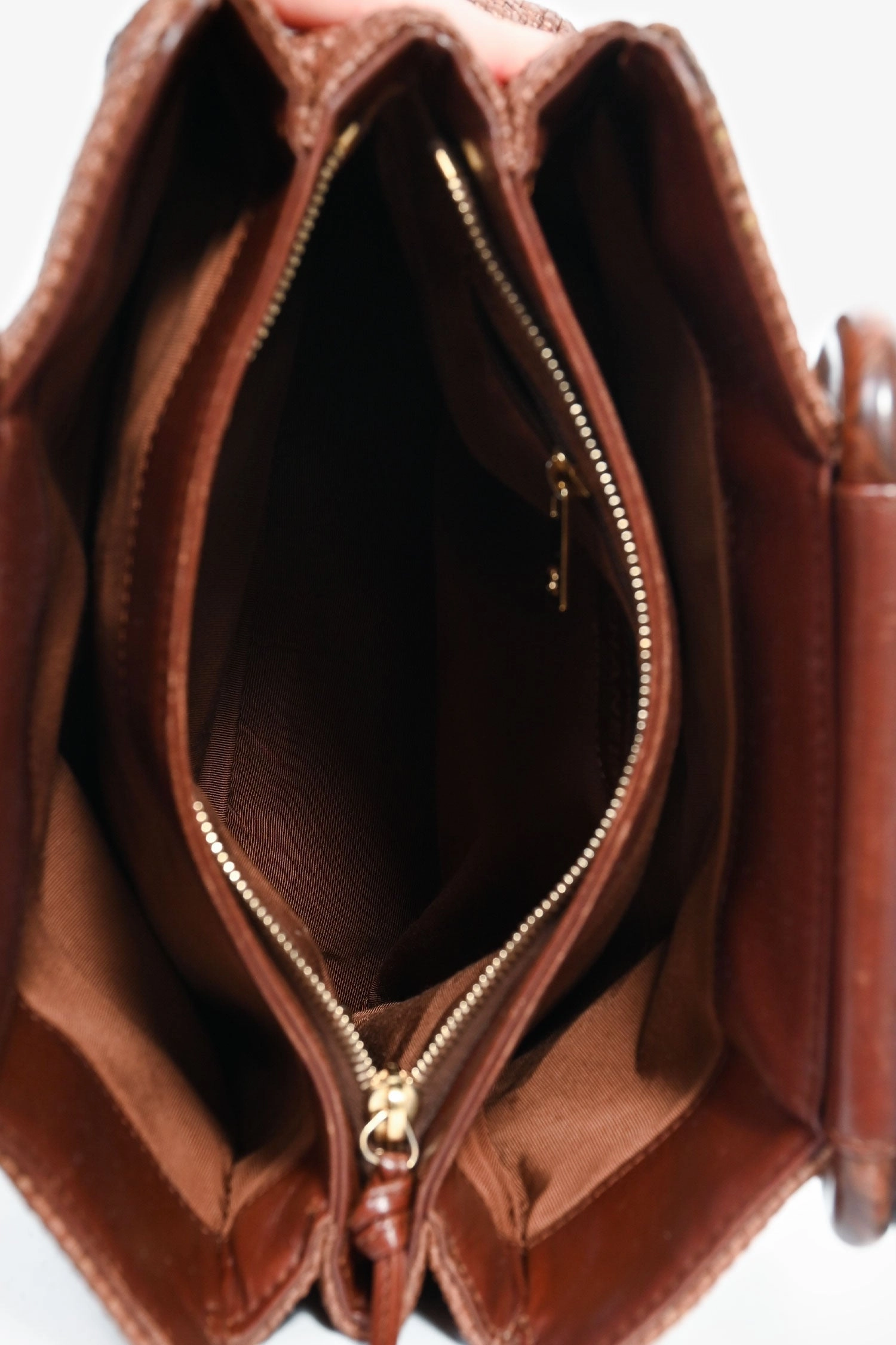 Pre-Loved Chanel 2000-02 Brown Woven Straw Raffia Wooden Top Handle Bag