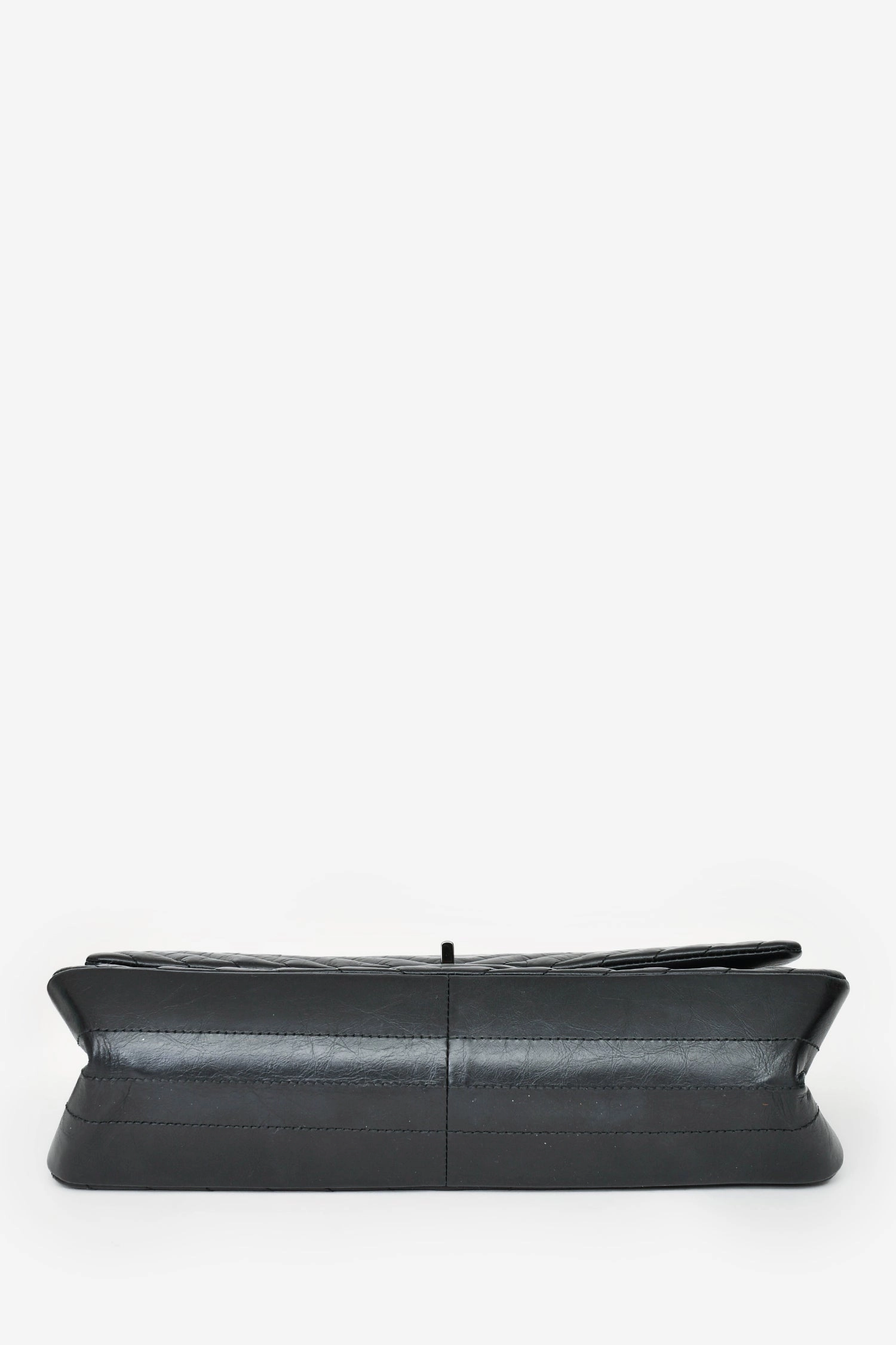 Pre- Loved Chanel 2016-17 Black Reissue 227 Shoulder Bag