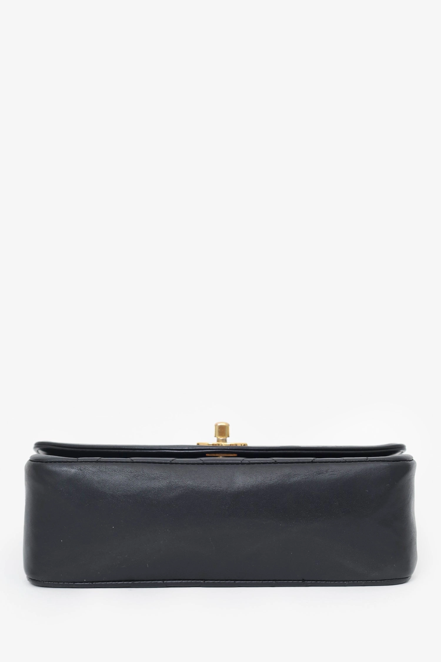 Pre-Loved Chanel Black Lambskin Small Diana Flap Bag