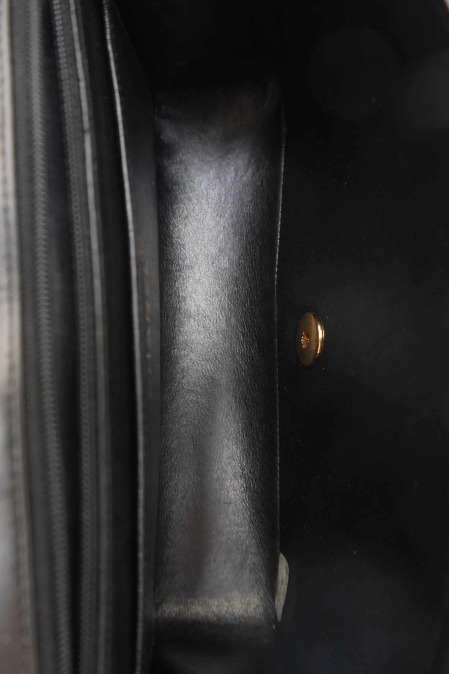 Pre-Loved Chanel Black Lambskin Small Diana Flap Bag