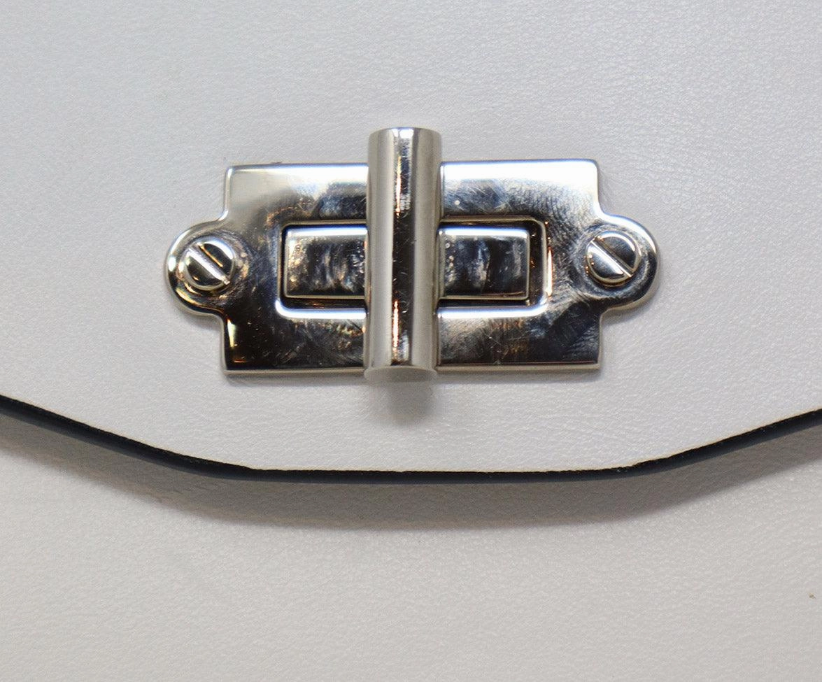 Proenza Schouler White Leather Studded Shoulder Bag