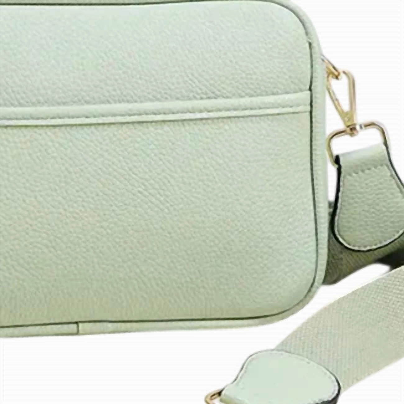 Rectangle Tassel Crossbody Sling Bag In Mint Green