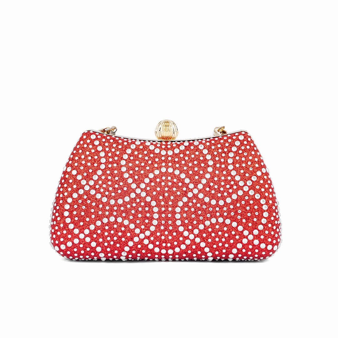 Red Fancy Clutch P24180