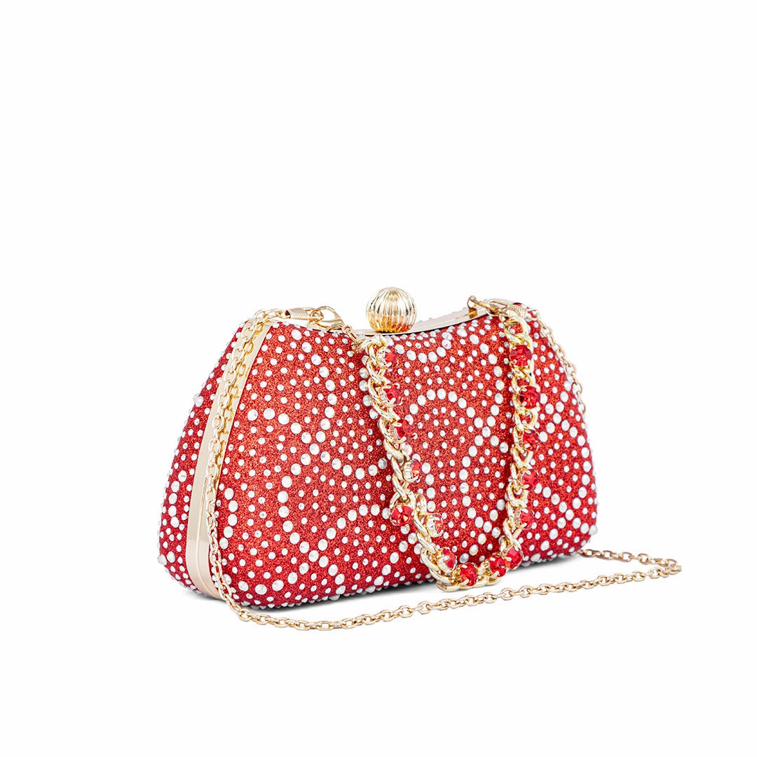 Red Fancy Clutch P24180