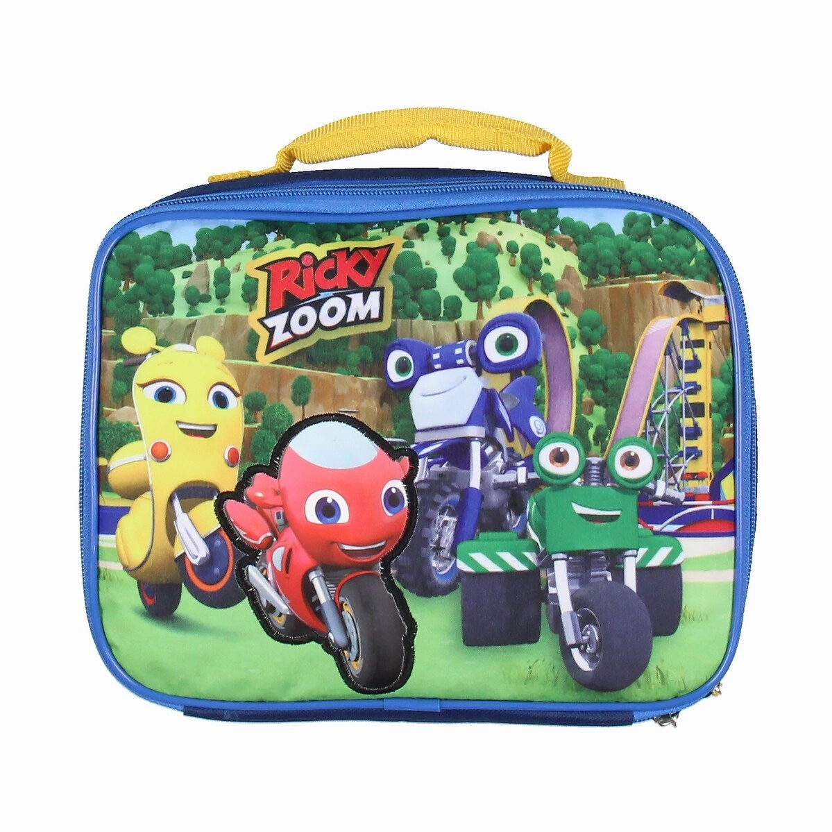 Ricky Zoom Backpack School Travel Backpack and Lunch Box Set | Great For Carrying Ricky Zoom Toys, Food, and Drinks