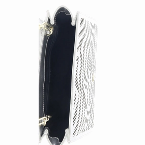 Roberto Cavalli Class GQLPAZ 101 Silver Audrey 001 Small Shoulder Bag for womens