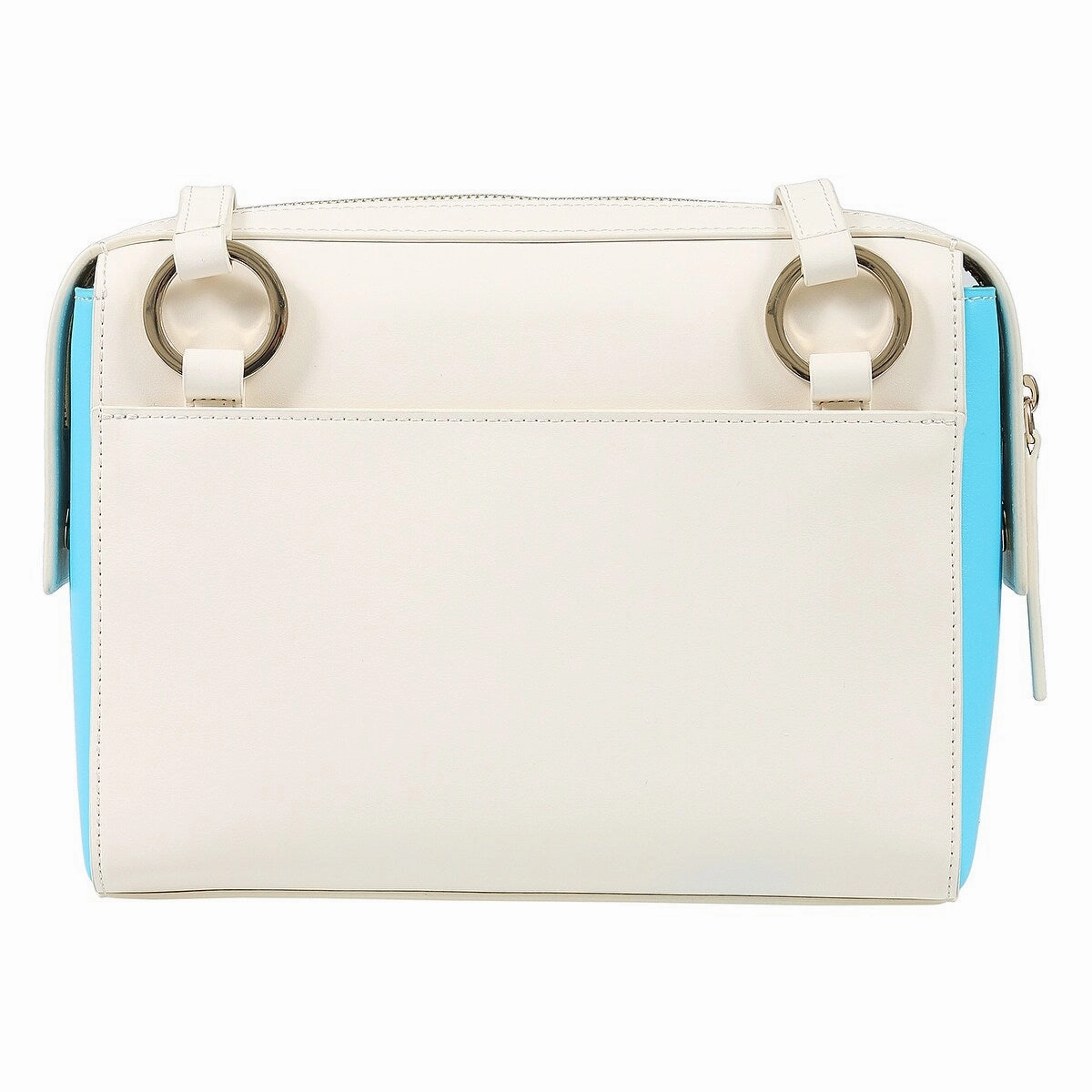 Roberto Cavalli Class GWLPD5 T37 Brigitte 0 Ivory/Blue Medium Shoulder Bag for womens