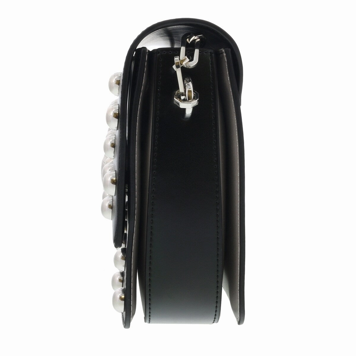 Roberto Cavalli HXLPGX 999 Black Studded Large Shoulder Bag for womens