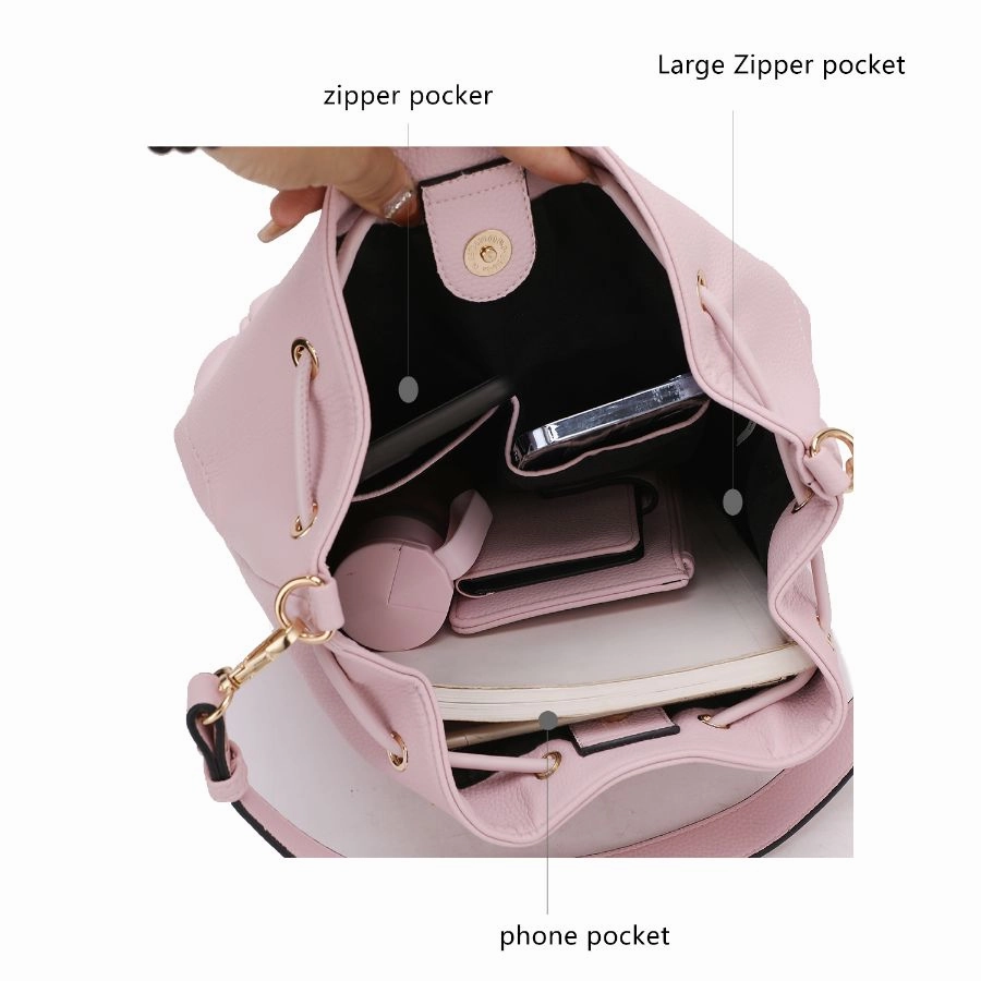 Ryder Vegan Leather Womens Shoulder Bag with Wallet - 2 pieces