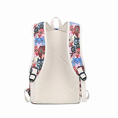S Kaiko Modern Style Canvas Backpack Casual Daypacks School Backpack For Women And Men Laptop