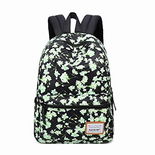 S Kaiko Modern Style Canvas Backpack Casual Daypacks School Backpack For Women And Men Laptop