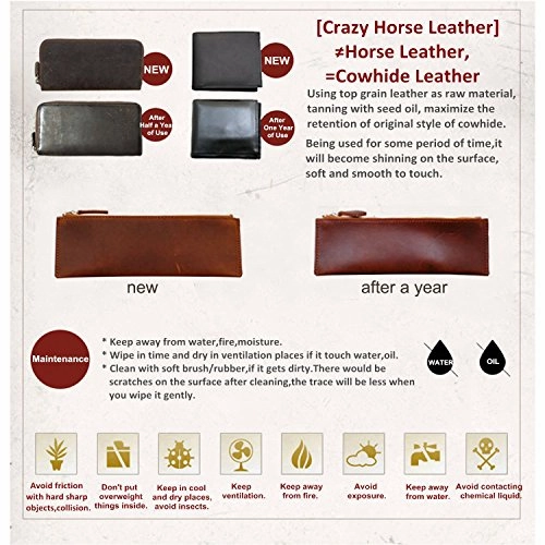 S-Zone Genuine Leather Professional Look Briefcase Bag For 17 Inch Laptop