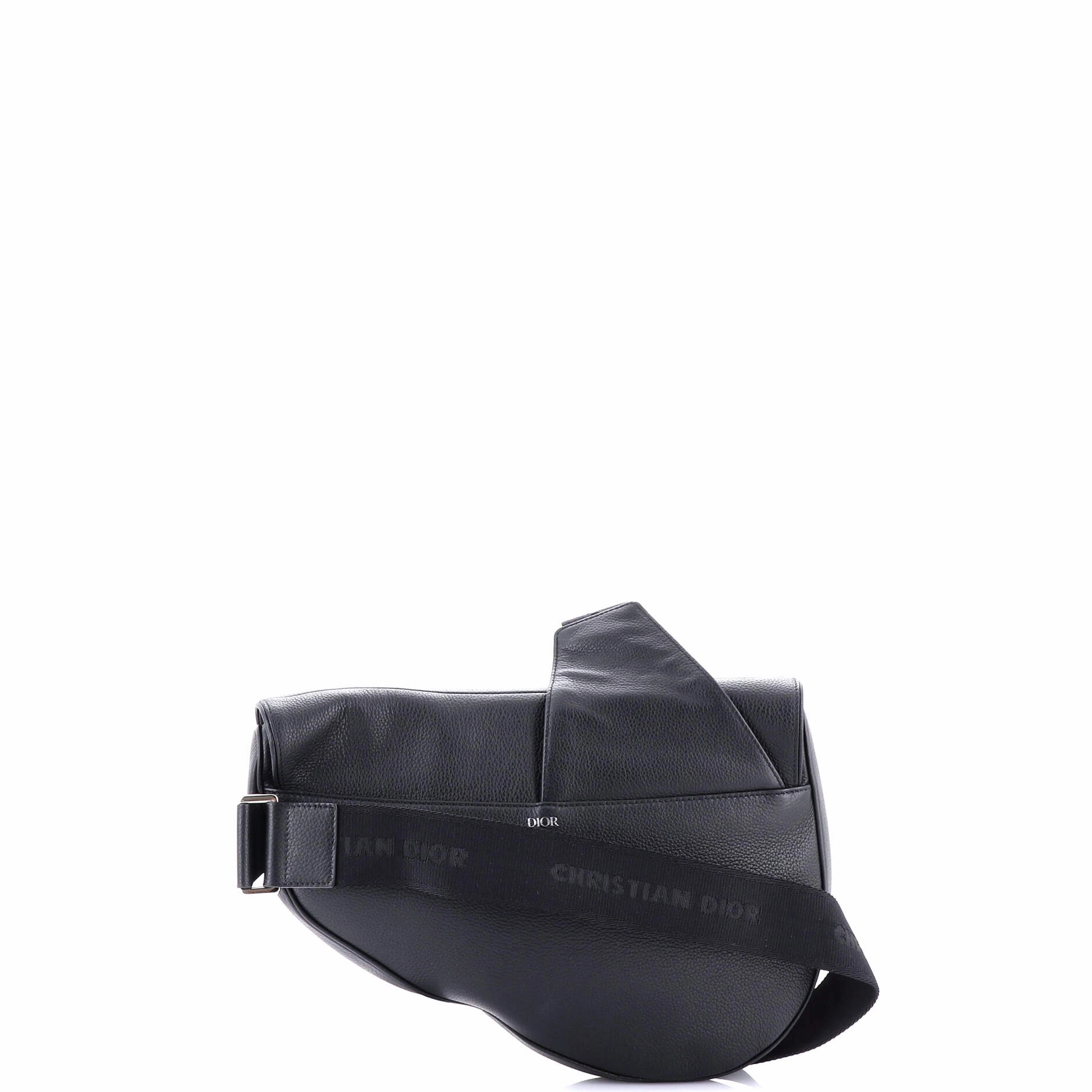 Saddle Crossbody Bag Leather Maxi