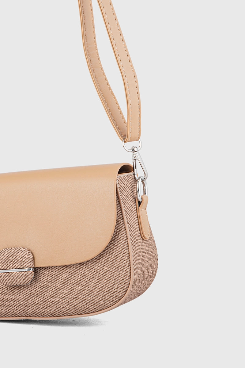 Saddle Shoulder Bags BS2132-Beige