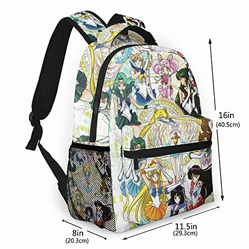 Sai-Lor Mo-On Backpack Travel College School Daypack Bookbag Casual Sports Backpack Laptop Backpack For Women Men