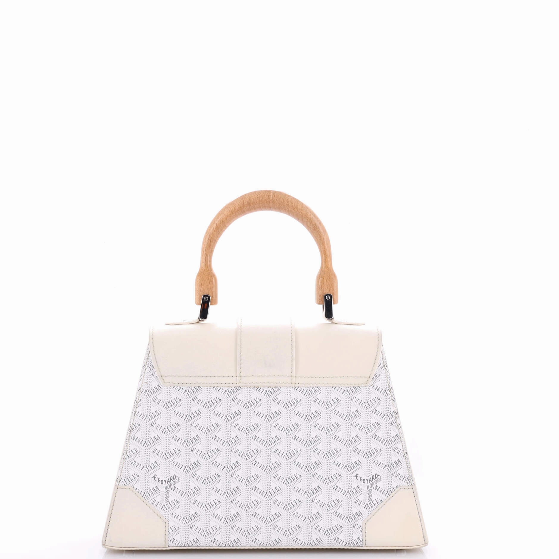 Saigon Top Handle Bag Coated Canvas with Leather PM