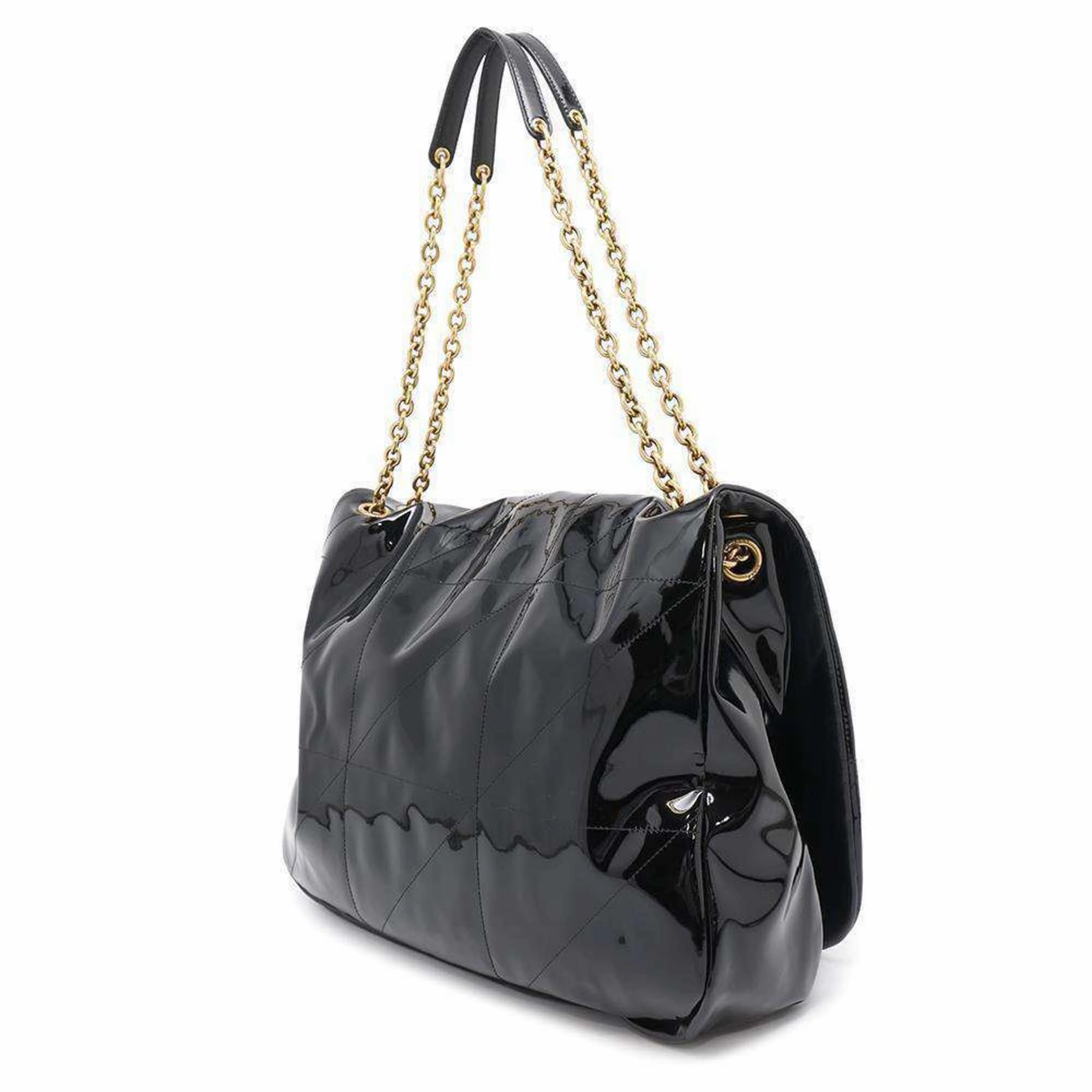 Saint Laurent Patent Leather Shoulder Bag (Pre-Owned)