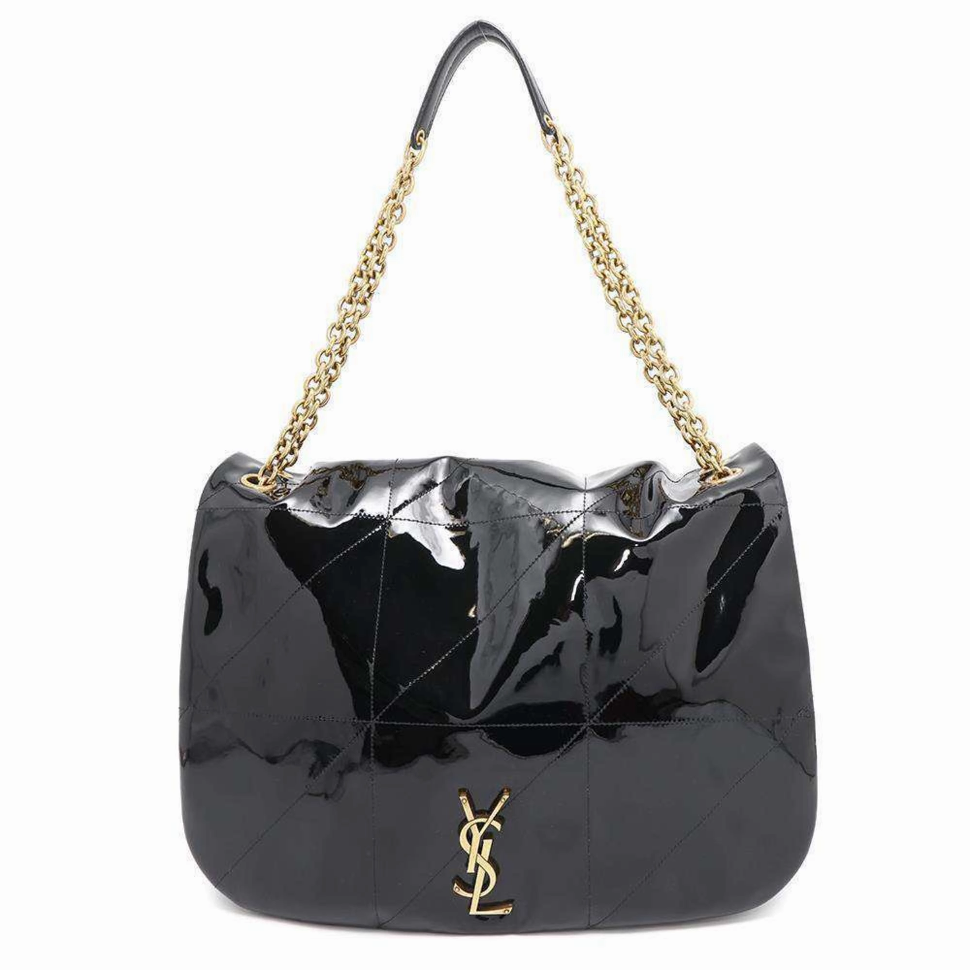 Saint Laurent Patent Leather Shoulder Bag (Pre-Owned)