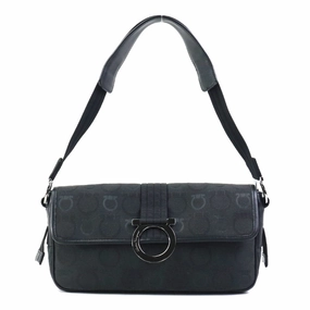 Salvatore Ferragamo  Canvas Shoulder Bag (Pre-Owned)