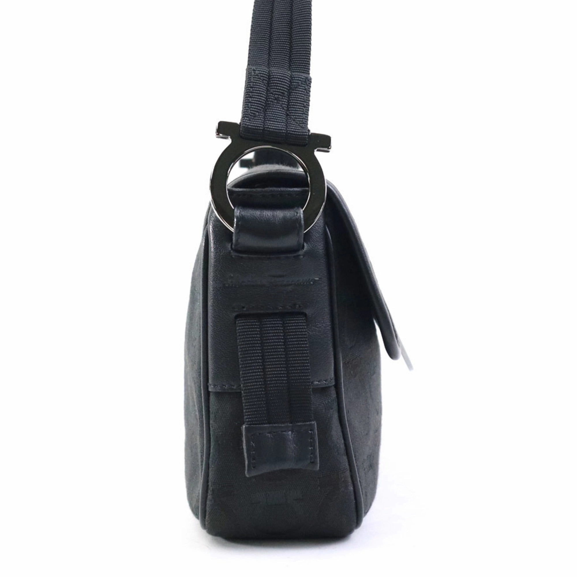 Salvatore Ferragamo  Canvas Shoulder Bag (Pre-Owned)