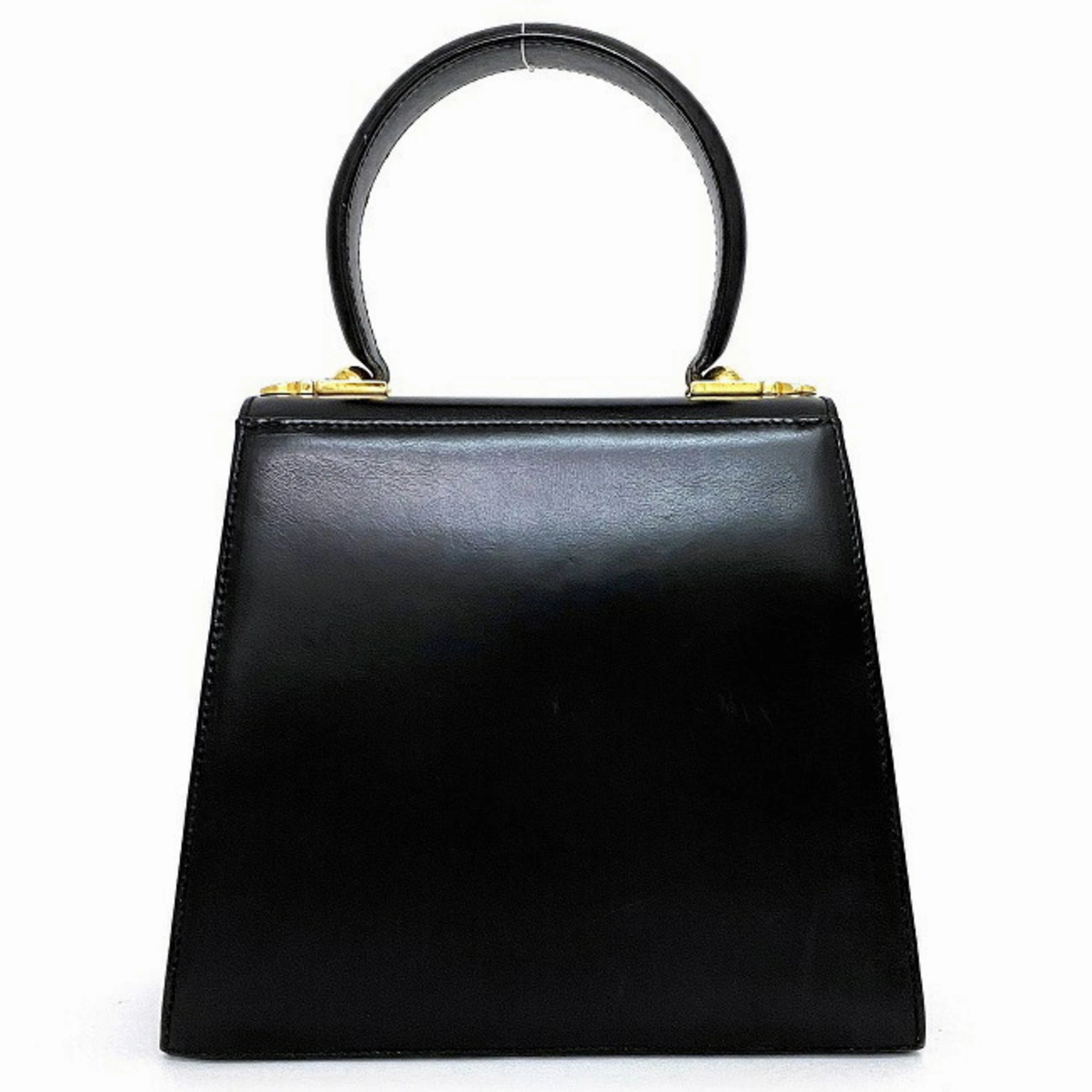 Salvatore Ferragamo Gancini   Leather Handbag (Pre-Owned)