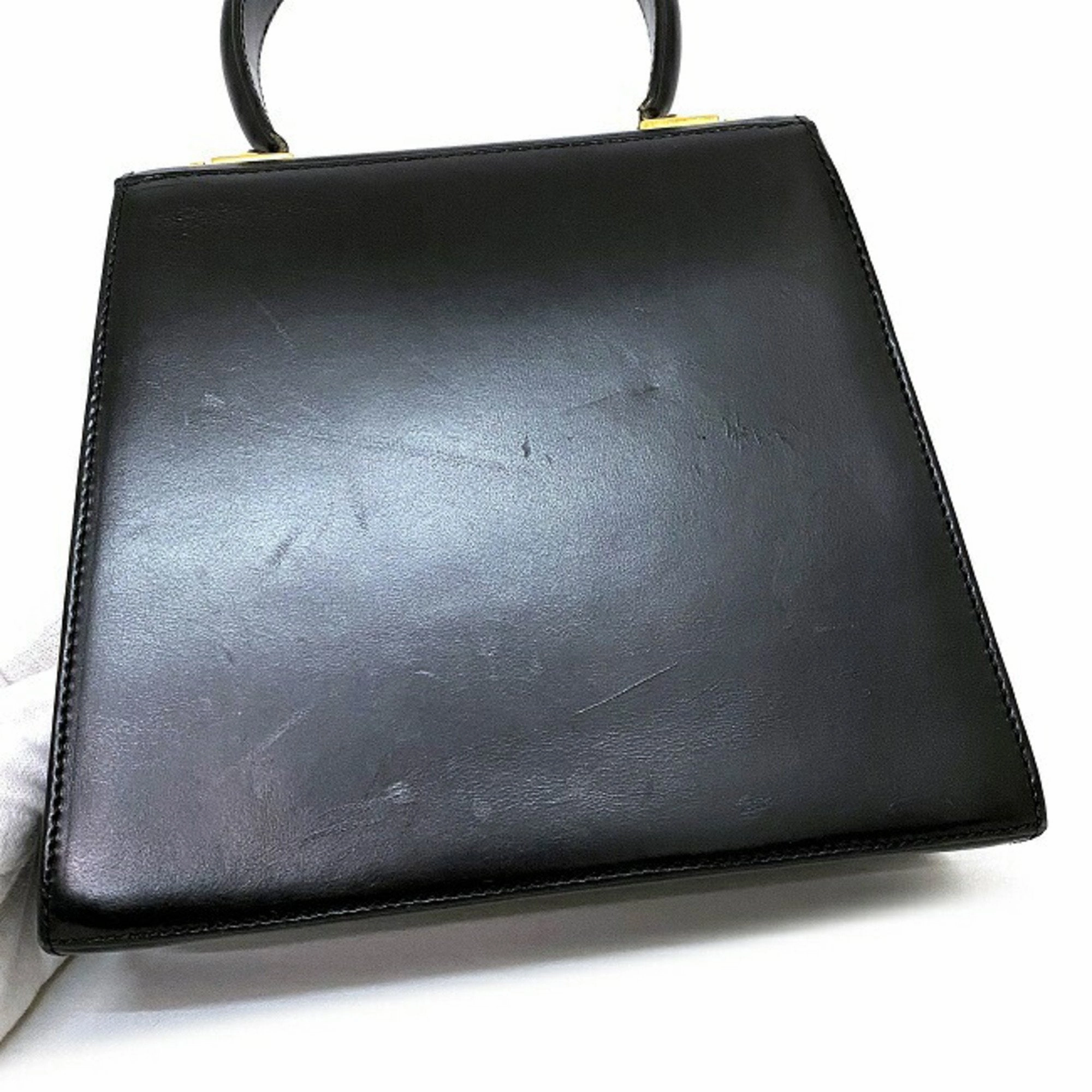Salvatore Ferragamo Gancini   Leather Handbag (Pre-Owned)