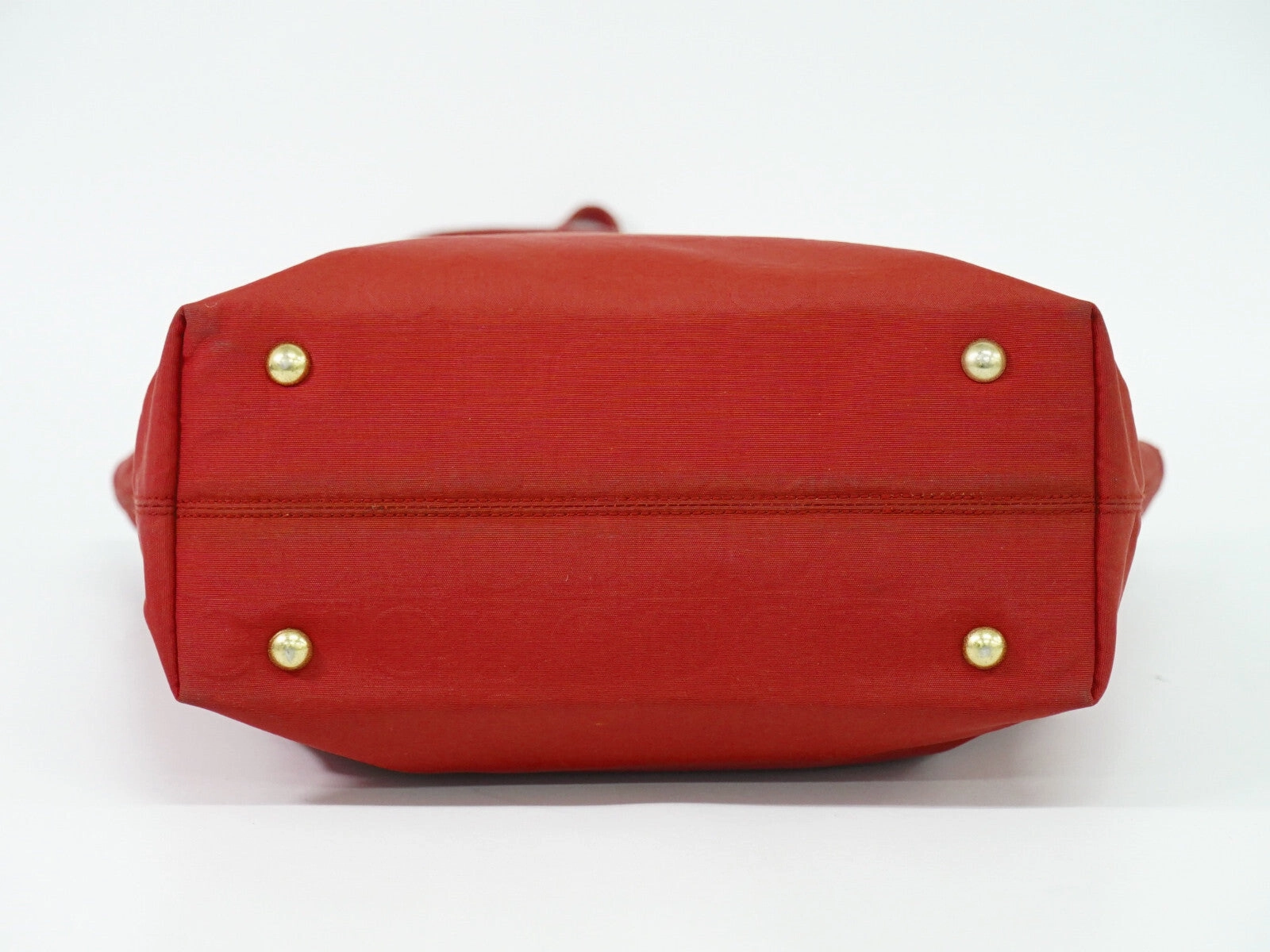 Salvatore Ferragamo Gancini Canvas Shoulder Bag (Pre-Owned)