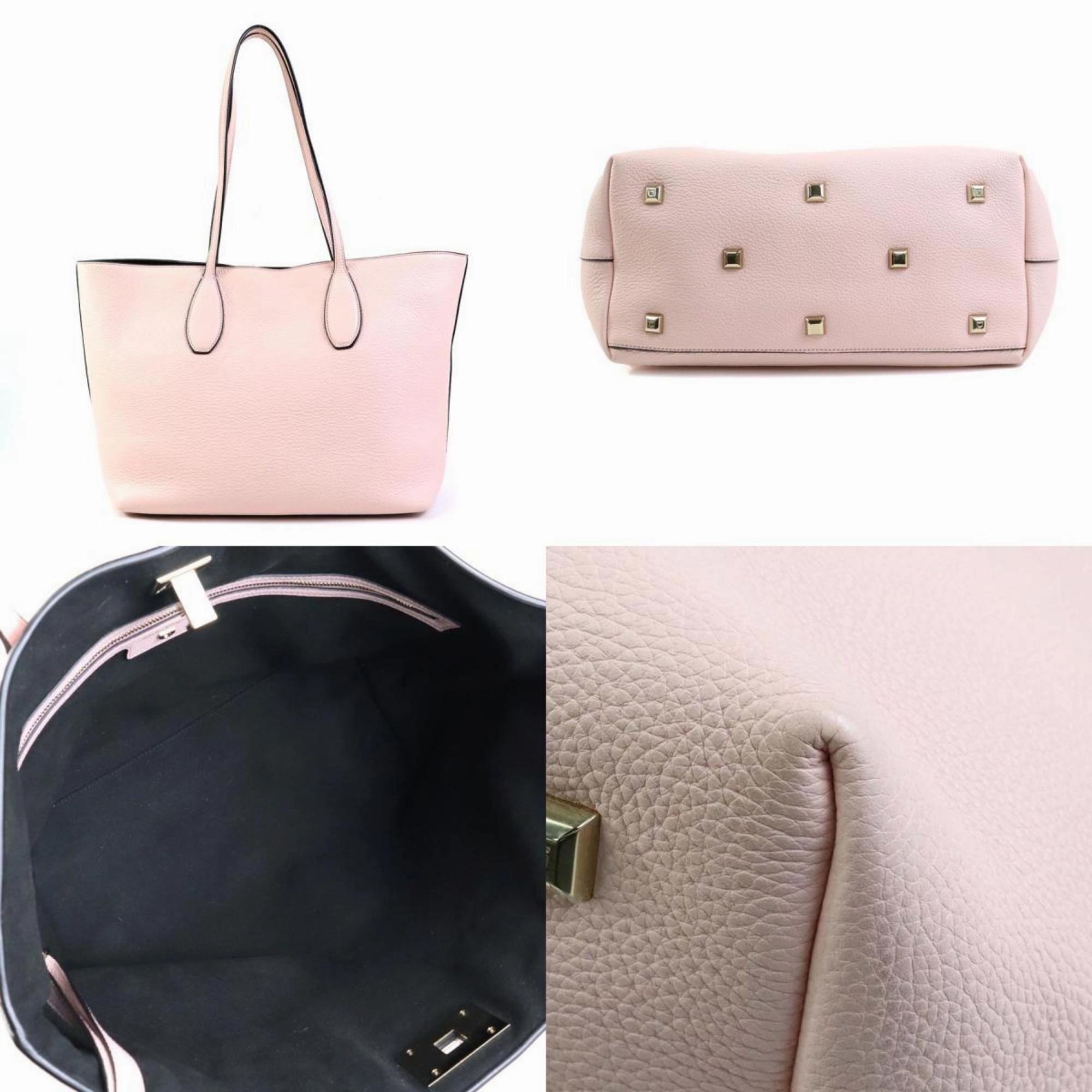 Salvatore Ferragamo Gancini  Leather Shoulder Bag (Pre-Owned)