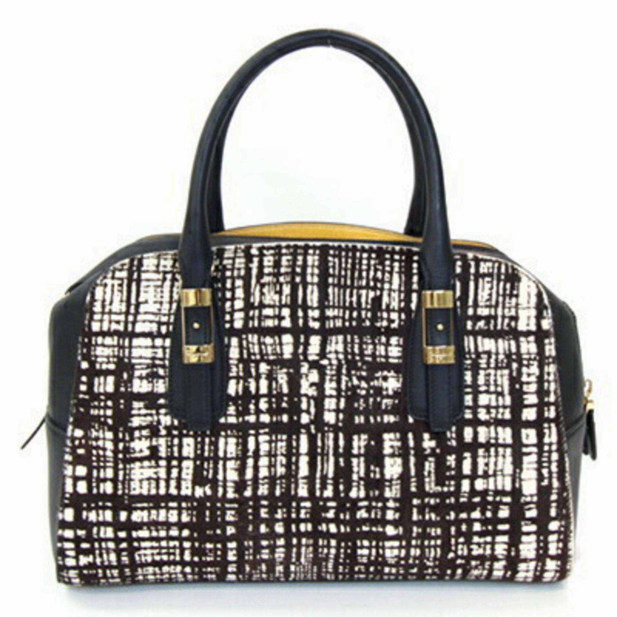 Salvatore Ferragamo  gold Off- Leather Handbag Shoulder Bag (Pre-Owned)