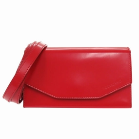 Salvatore Ferragamo Leather Clutch Bag Shoulder Bag (Pre-Owned)
