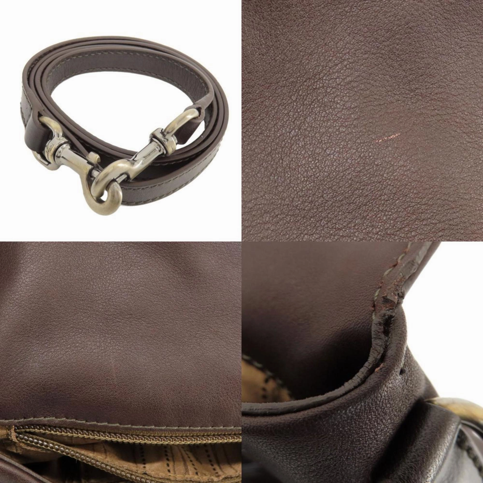 Salvatore Ferragamo  Leather Handbag (Pre-Owned)