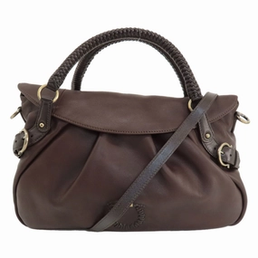 Salvatore Ferragamo  Leather Handbag (Pre-Owned)