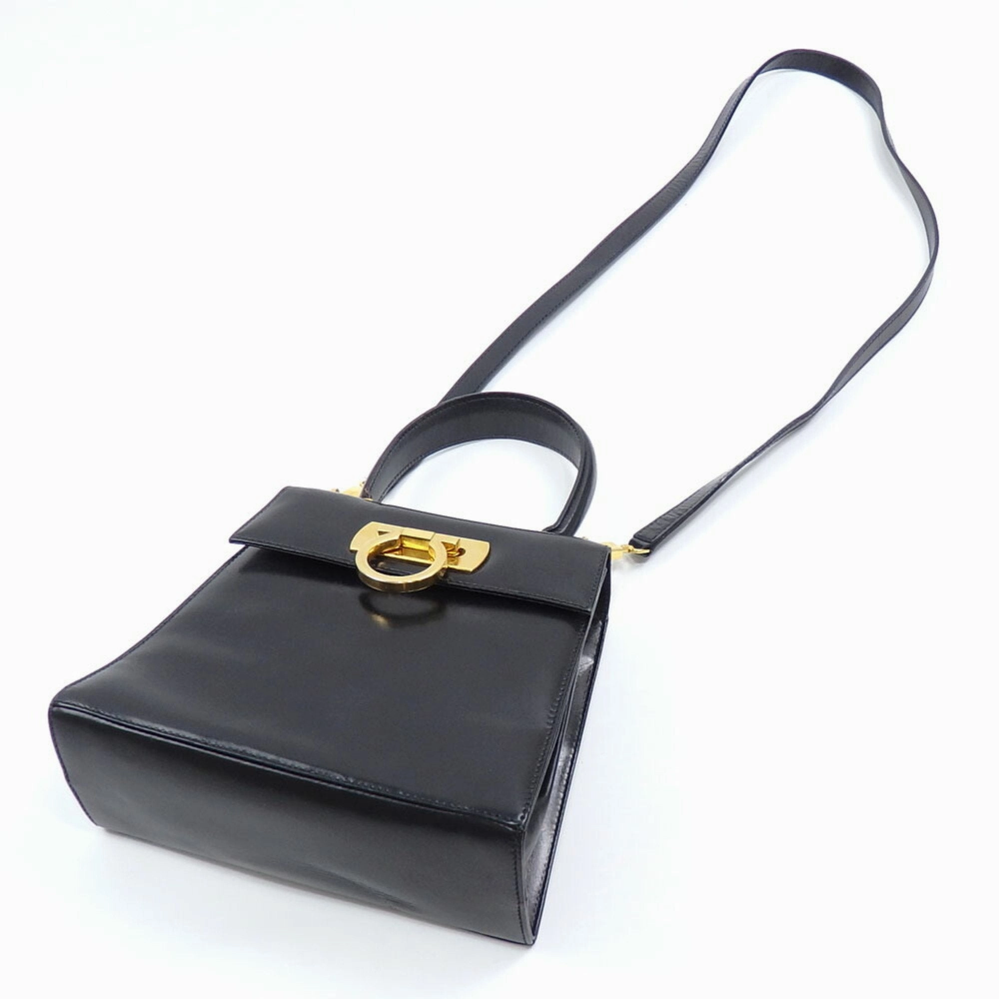 Salvatore Ferragamo Leather Handbag (Pre-Owned)