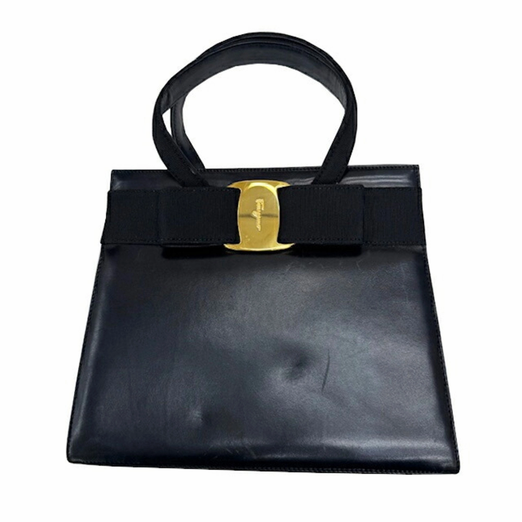 Salvatore Ferragamo Leather Handbag (Pre-Owned)